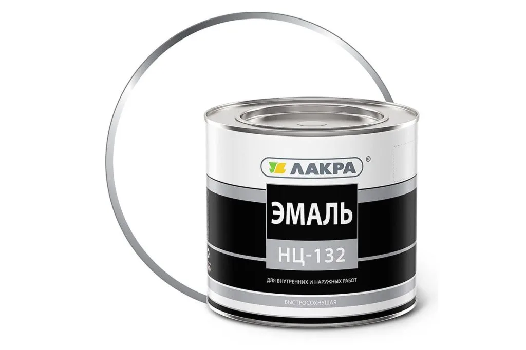 Эмаль НЦ-132 Лакра, белый 1,7кг