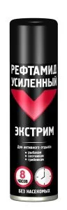 Аэрозоль-спрей от комаров, клещей 150мл Усиленный Рефтамид