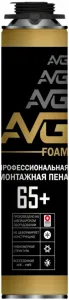 Пена AVG 65+ всесезонная 800мл полиурит монтажная проф