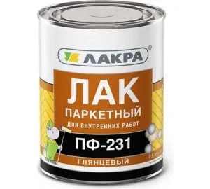 Лак ПФ-231 Лакра 0,8 паркетный