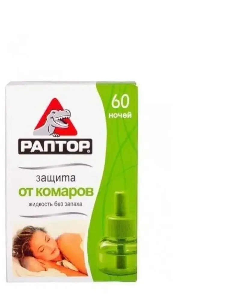 Жидкость для фумигатора Раптор 30 ночей