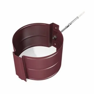 Хомут трубы 100мм RAL3005 Красное Вино