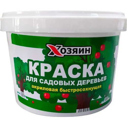 Краска для садовых деревьев 3кг Хозяин