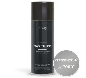 Аэроз-эмаль Макс Терм 520мл термост +700 серебро