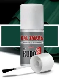 Краска-кисточка Кудо для металлочерепицы Зеленый Мох