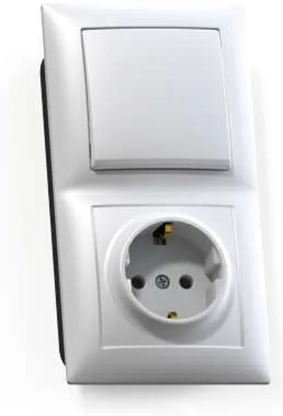 Блок Сп БКВР-410 1-кл вкл+роз с заземлением