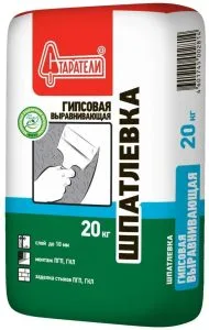 Старатели Шпатлевка гипсовая выравнивающая белая 20кг(70 шт/под)