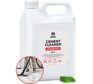 Моющее средство для уборки после ремонта Cement Cleaner GRASS Грасс 5 литров очиститель от цемента