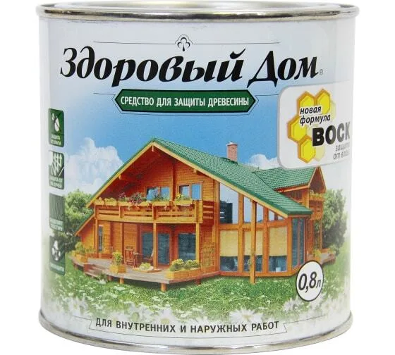 Здоровый Дом 0,8л Сосна древозащитное ср-во Лакра 9592407