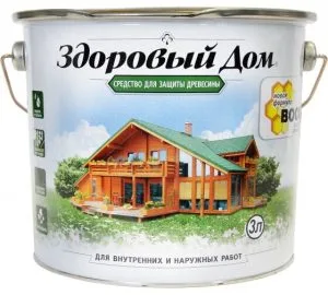 Здоровый Дом 3л Сосна древозащитное ср-во Лакра