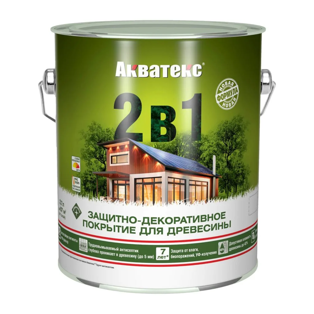 Акватекс 2,7л 2 в 1 Тик