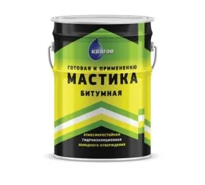Мастика битумная 4кг Крафор
