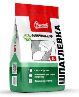 Старатели Шпатлевка полимерная Финишная КР белая 5кг (5шт/уп; 150/подд)