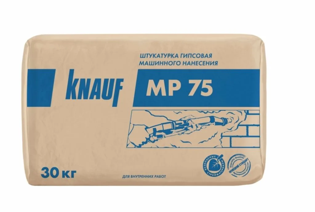 Кнауф штукатурка гипсовая МП-75 МН  30кг(40шт/под)