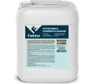 Грунтовка Фактор акриловая универсальная 5кг