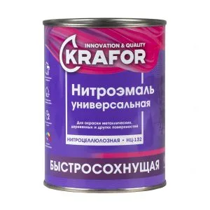 Эмаль НЦ-132 Крафор, белый 0,7кг