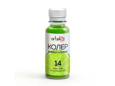 Колер Артэко №14 0,1кг яркий лайм