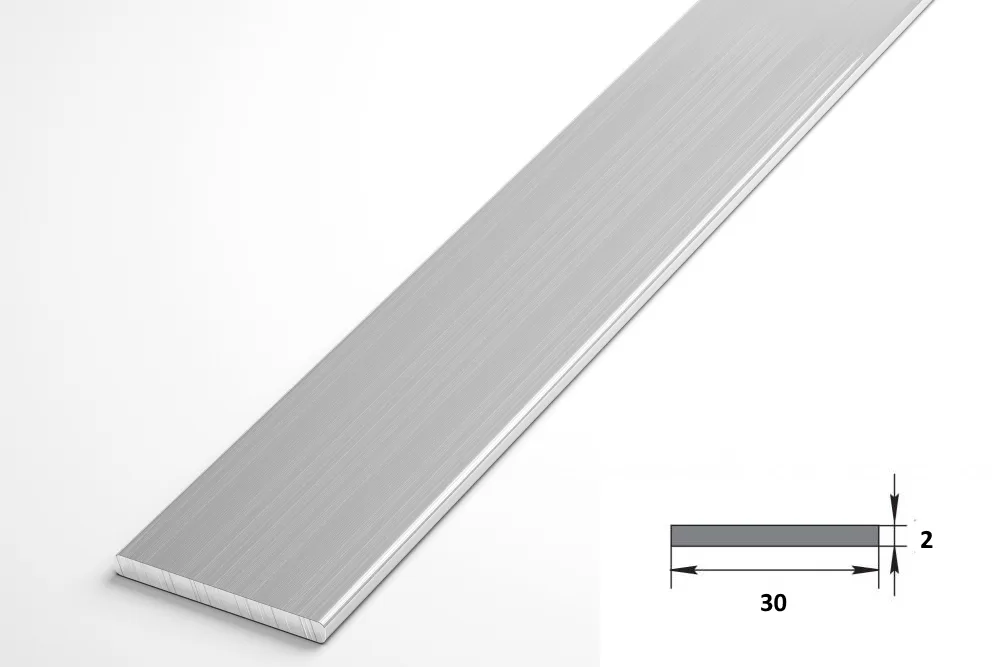 Алюминиевая полоса 2х30 L=2м