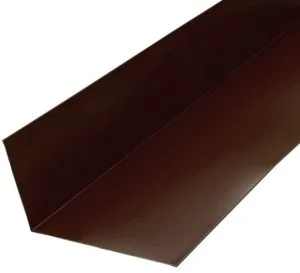 Планка примыкания 150х150х2000 RAL 8017 коричневый
