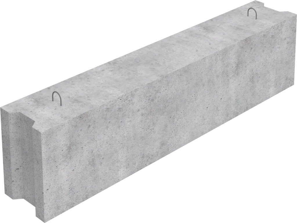 Блок бетонный 2400х500х600