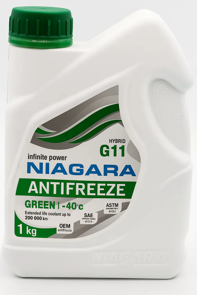 Антифриз 1л зеленый G11/G12 Ниагара