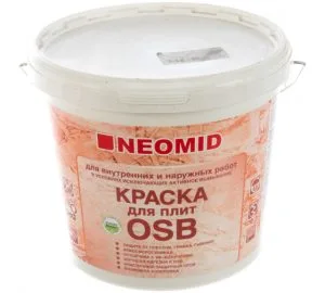 Краска для ОСБ 1 кг Неомид