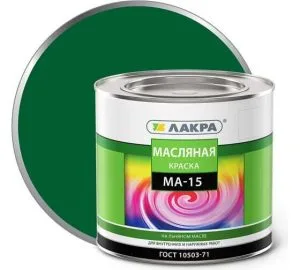 Краска МА-15 1,9кг зеленая Лакра Л-С