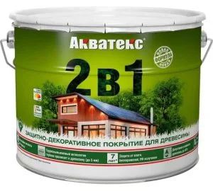 Акватекс 9л 2 в 1 Орех
