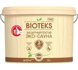 Биотекс AD Эко-Сауна 2л п/мат защитный состав Текс
