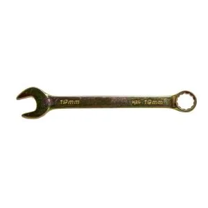 Ключ комбинированный 19мм цинк желтый Сибртех