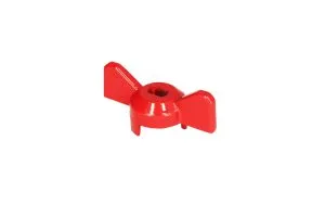 Ручка-Бабочка для крана усиленная MPF, 1/2"- 3/4", красная