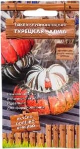 Семена Тыква крупноплодная Турецкая чалма (цв 5шт)