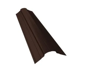 Конек кровельный фигурный 110х110х2000 RAL 8017 коричневый