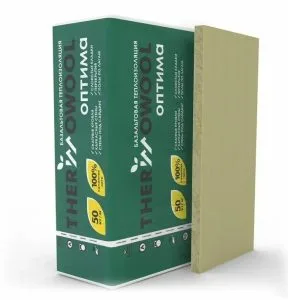 МинПлита ИЗОМИН Оптима 50кг/м ThermoWool 1200х600х100 2,83кв. 0,288куб 32кг