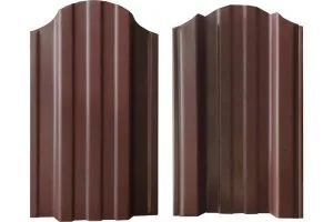 Штакетник П-фигурный МСГ RAL 8017 шоколад 130х1500мм