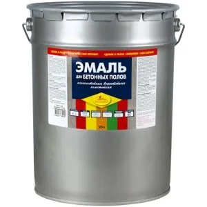 Эмаль для бетонных полов серая 20л НОВБЫТХИМ