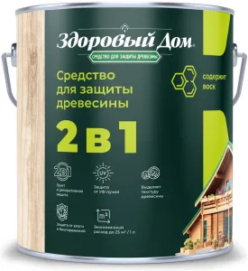 Здоровый Дом 2,7л Сосна древозащитное ср-во Лакра