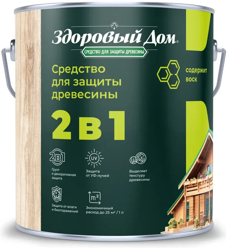 Здоровый Дом 2,7л Сосна древозащитное ср-во Лакра