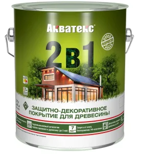Акватекс 2,7л 2 в 1 махагон