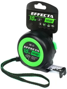 Рулетка 10м 25мм Effecta SNAP автостоп