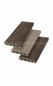 Террасная доска ДПК Carpinus тангенциальный цвет графит